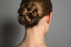 Plaited Low Chignon