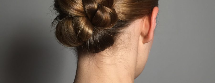 Plaited Low Chignon