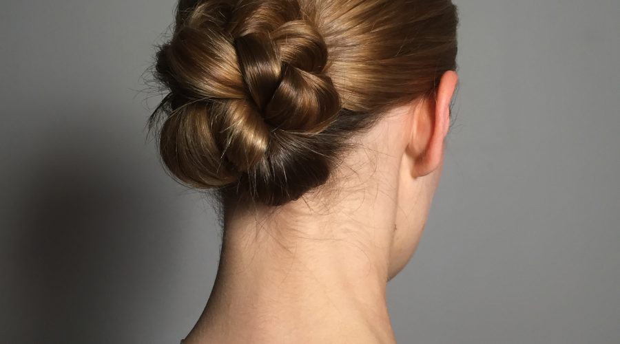 Plaited Low Chignon