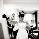 White Wedding hair