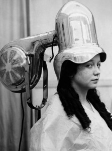 Vintage helmet hair drier