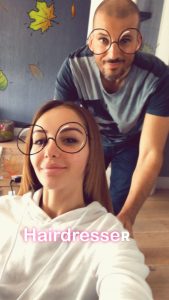mobile hairdresser, Nabilla Benattia